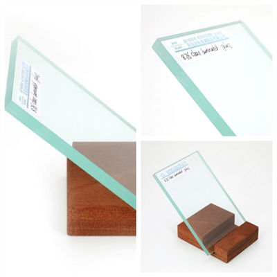 5 mm+5 mm helder transparant Float glas gelamineerd maat en dikte