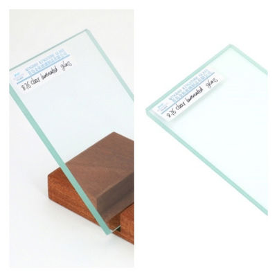 6+6mm geluidscontroleglas A-klasse helder gelamineerd glas voor raam / deur