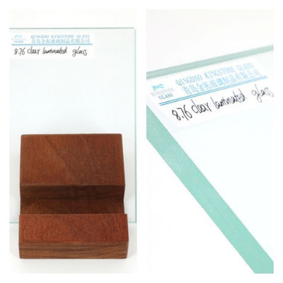 5 mm + 5 mm helder op maat gelamineerd glas A-klasse CE AS/NZS 2208 Normen