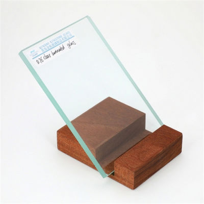 6 mm + 6 mm helder gelamineerd glas voor balustrade trap voor winkelruimte