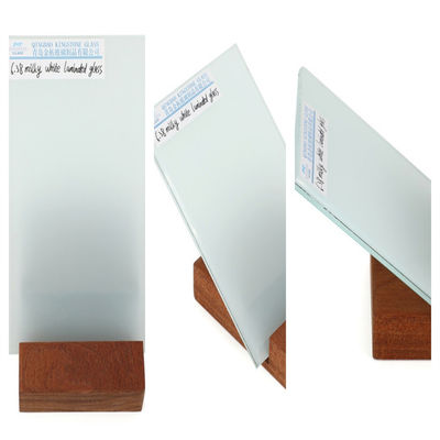 3+3mm melkwit gelaagd glas A-klasse CE AS/NZS 2208 SGS-gecertificeerd