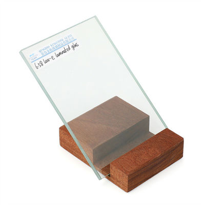 6.58mm 8.76mm laag E helder gelaagd glas voor raam / deur / gordijnwand