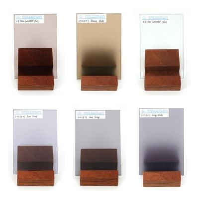 Gebouwarchitectuur Gekleurd gelaagd glas met een PVB-dikte van 0,38 mm