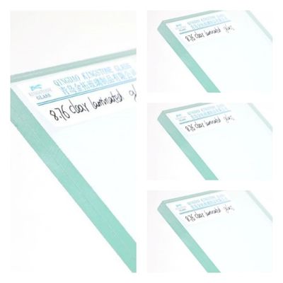 Hoge veiligheid helder gelaagd glas 4,38 mm - 25,52 mm Dikte Float Glass And PVB